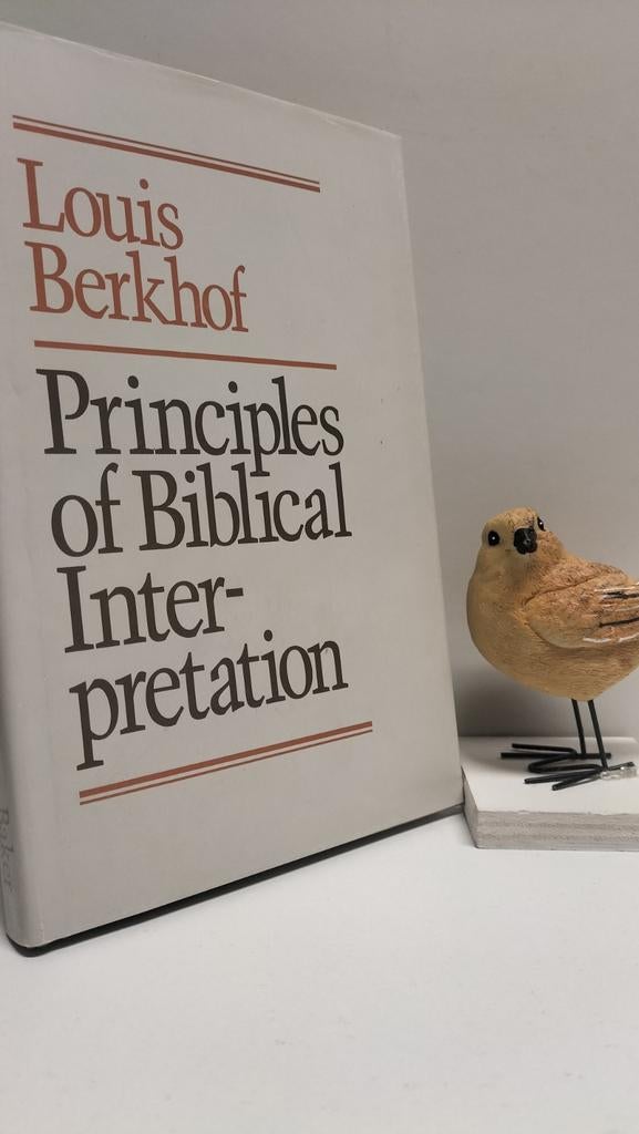 Berkhof, Louis; Principles of Biblical Interpretation, Boeken, Ophalen of Verzenden, Gelezen, Christendom | Protestants