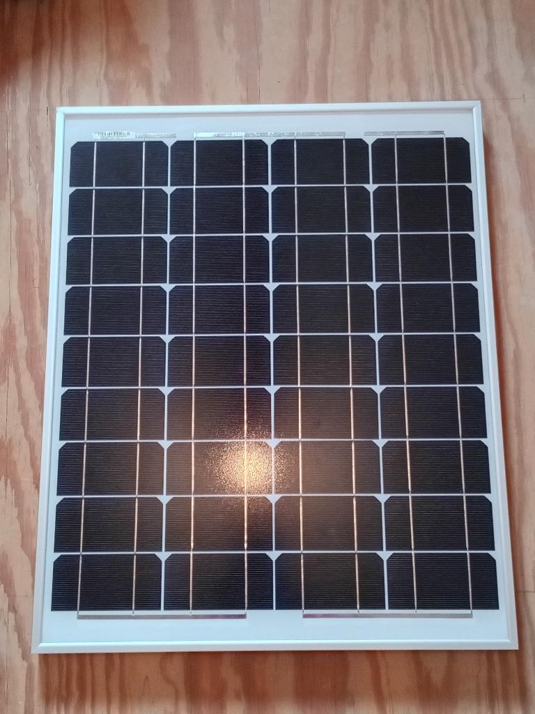 Zonnepaneel 50W, Ophalen, Zo goed als nieuw, Elektra en Verlichting, Zeilboot of Motorboot