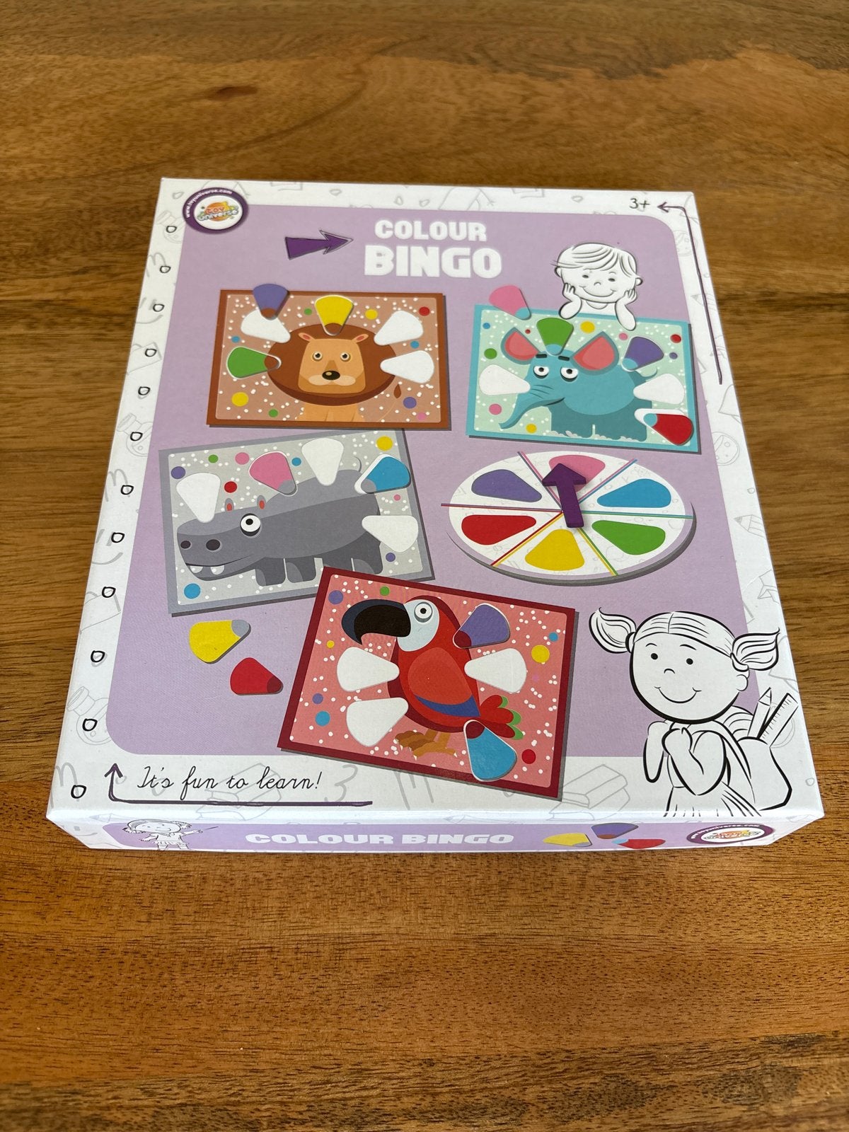 Colour Bingo Educatief Spel voor Kinderen 3+, Ophalen of Verzenden, Zo goed als nieuw, Puzzelen