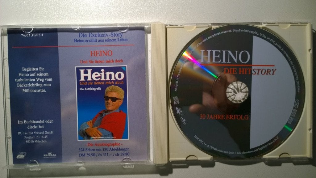 Heino - Die HitStory, Ophalen of Verzenden, Zo goed als nieuw, Album, Schlager
