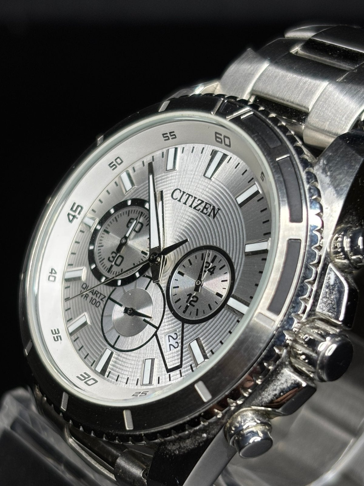 Citizen Heren Horloge, Sieraden, Tassen en Uiterlijk, Horloges | Dames, Overige merken, Staal, Staal, Polshorloge