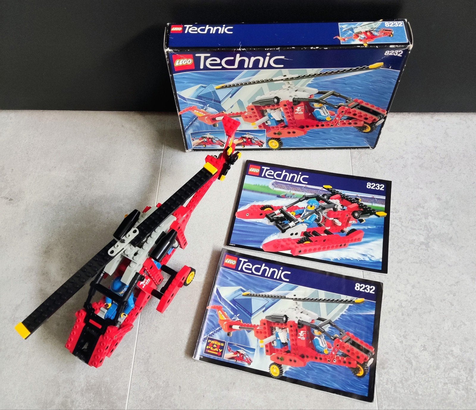 Lego Technic 8232 - Helikopter met doos en instructies, Kinderen en Baby's, Speelgoed | Duplo en Lego, Compleet, Lego, Ophalen of Verzenden