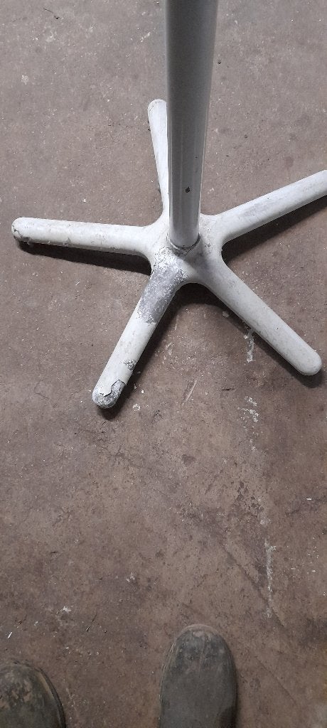Witte staande kapstok met veel haken, Huis en Inrichting, Woonaccessoires | Kapstokken, Ophalen, Metaal, Staande kapstok, 150 tot 200 cm