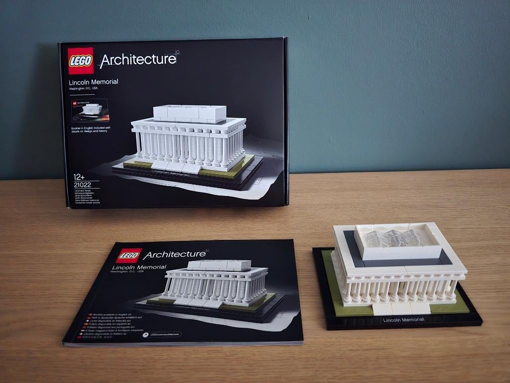 Lego Architecture 21022 Lincoln Memorial, Compleet, Lego, Architecture, Ophalen of Verzenden