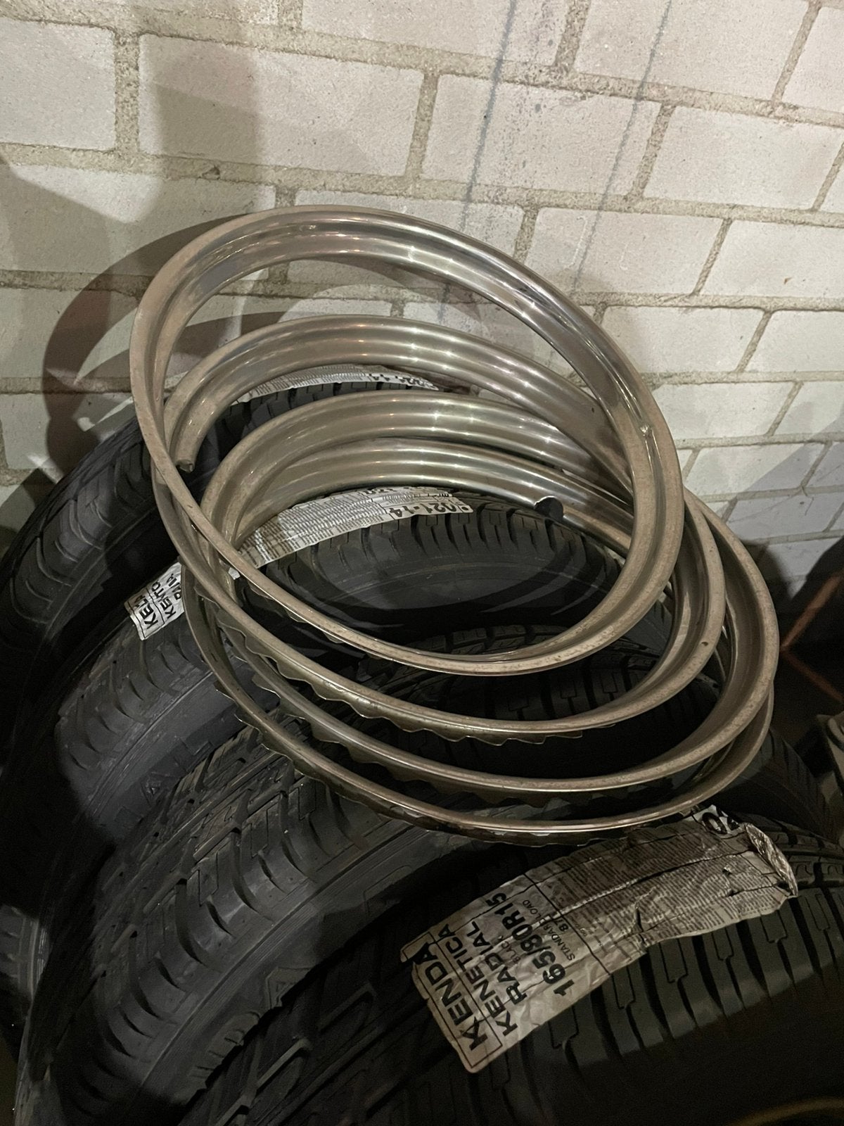 Volvo Velgsieringen 15 inch  rvs, Verzenden, Zo goed als nieuw