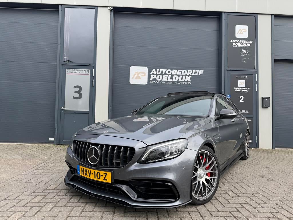 Mercedes C-Klasse C63 S AMG 510pk 2019 Facelift Pano Led Vol, Auto's, Automaat, Achterwielaandrijving, 510 pk, 1655 kg