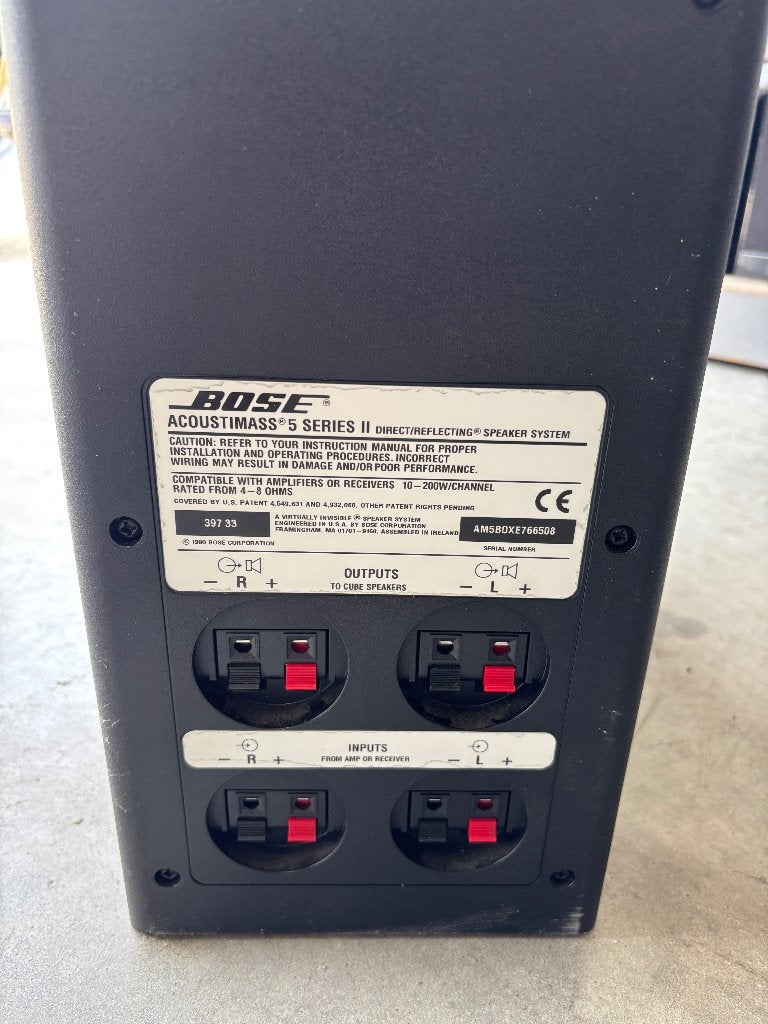 bose acoustimass 5 serie II