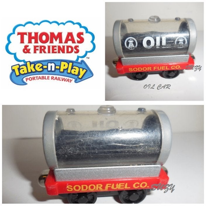 Thomas de Trein Take n Play, Oil Car, Kinderen en Baby's, Ophalen of Verzenden