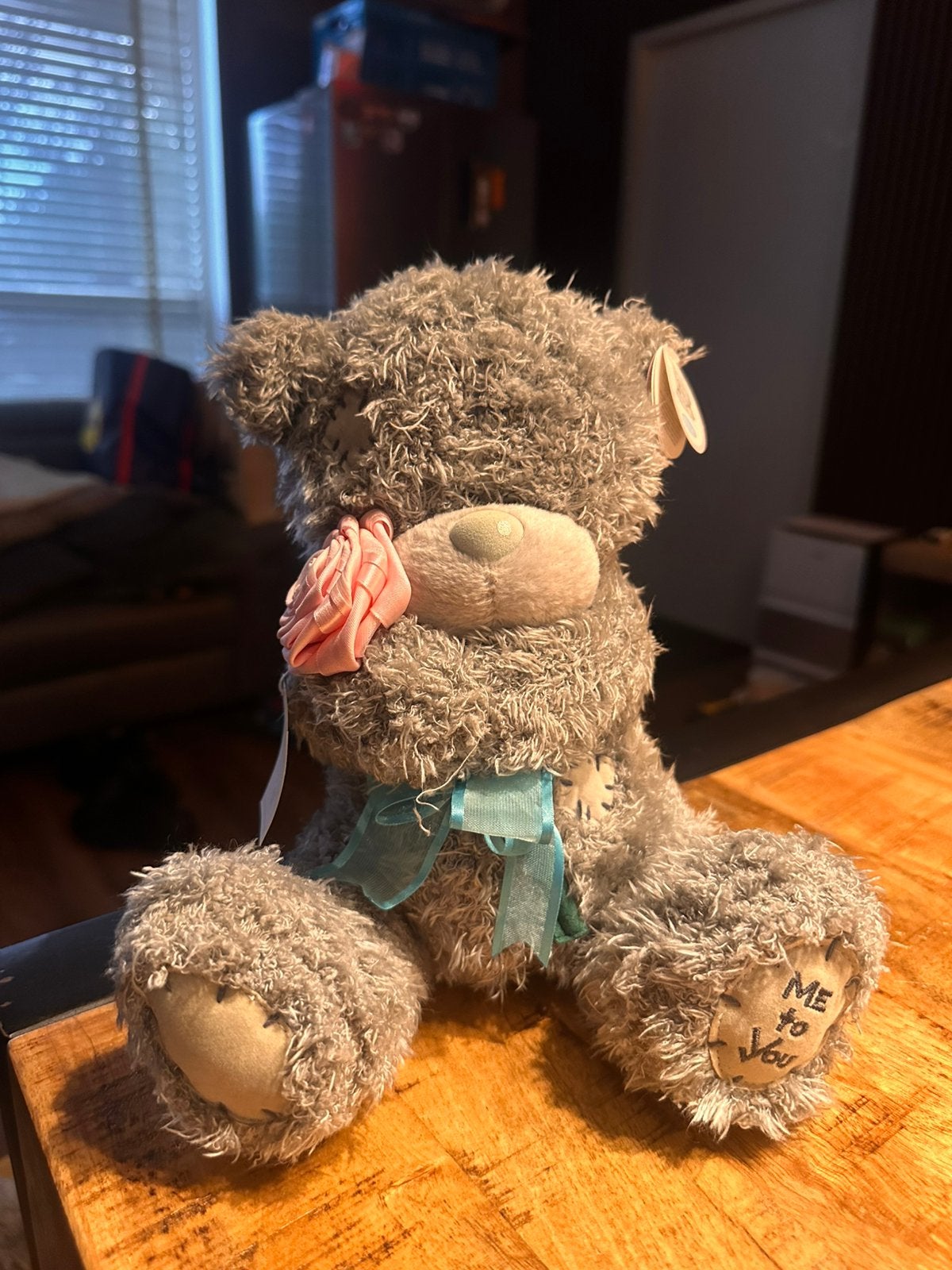 Me to you With love teddy, Ophalen of Verzenden, Zo goed als nieuw, Stoffen beer, Me To You