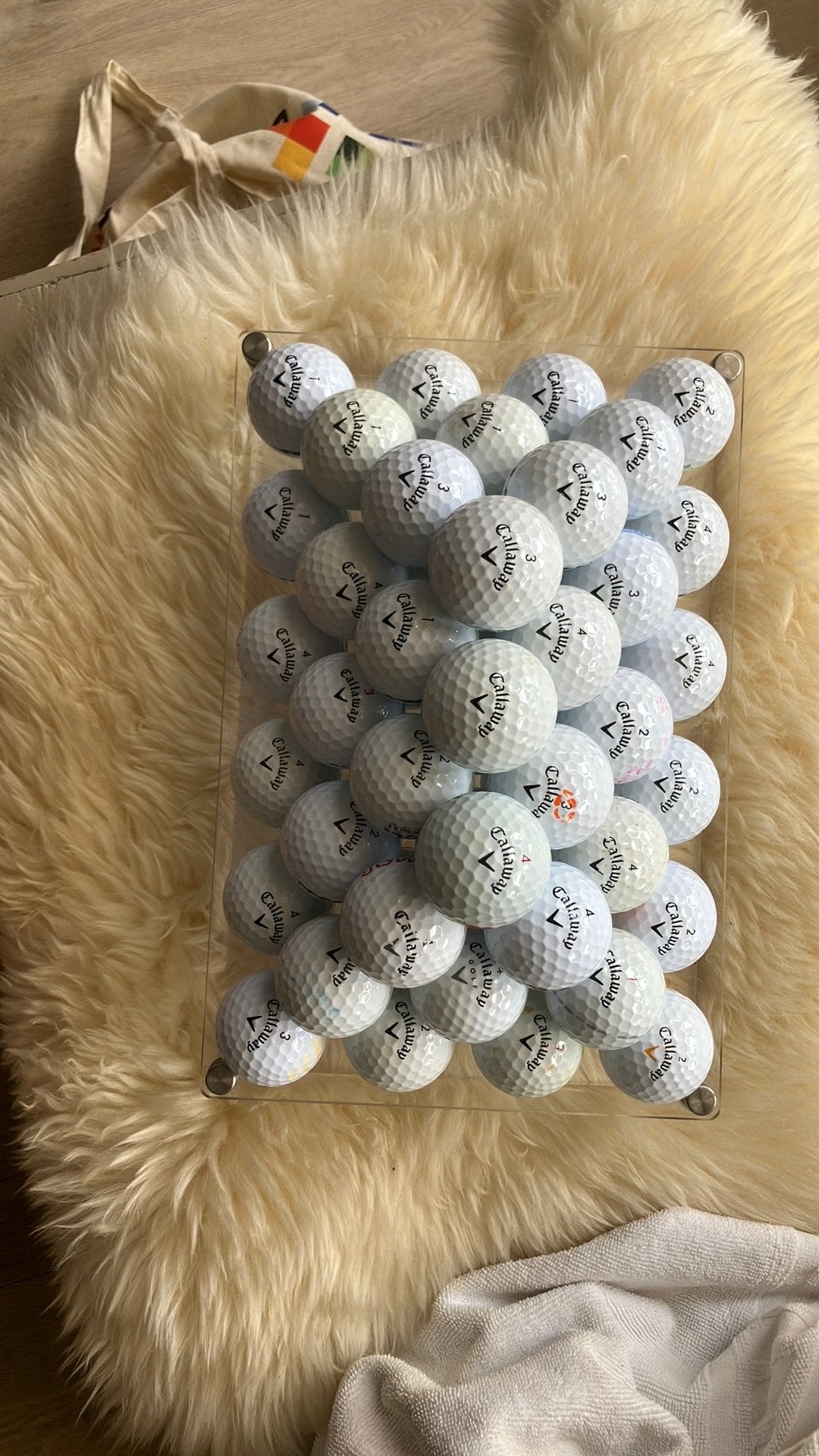 50 hele mooie Callaway golfballen, Ophalen of Verzenden, Zo goed als nieuw, Bal(len)
