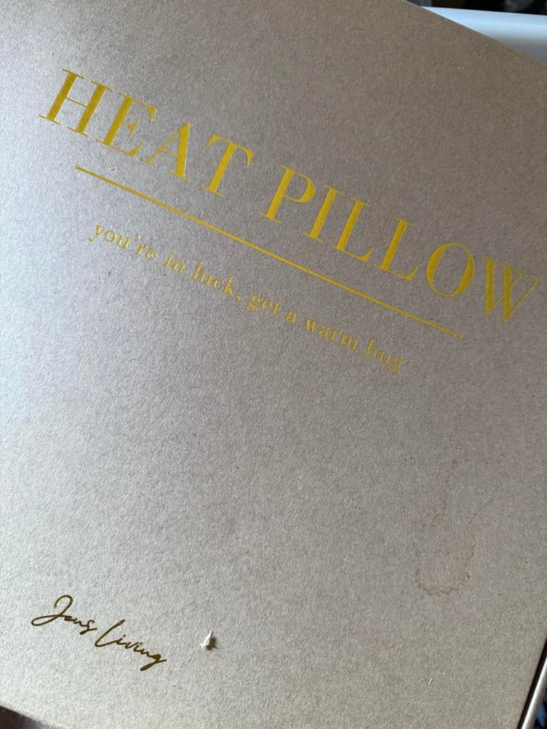 Heat pillow kussen elektrisch, Ophalen of Verzenden, Nieuw, Wit, Rechthoekig