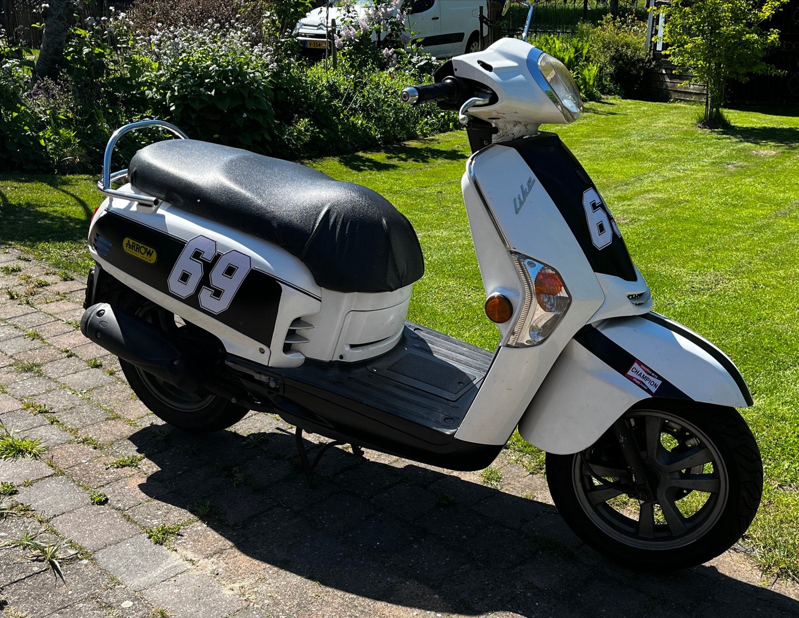 Kymco Like scooter - Blauw kenteken, rijdt 50 km/u, Ophalen, Gebruikt, Maximaal 45 km/u, Like