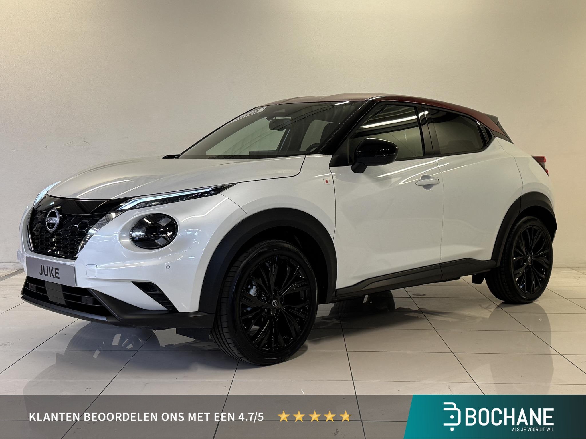 Nissan Juke 1.6 Hybrid Redline Edition | Van: € 40.956,- n, Auto's, Stof, Met garantie (alle), Wit, Bedrijf