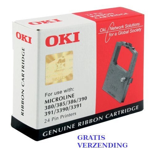 OKI Microline 380 390 391 3390 3391 ribbon cartridge, Cartridge, OKI, Nieuw, Oki.com