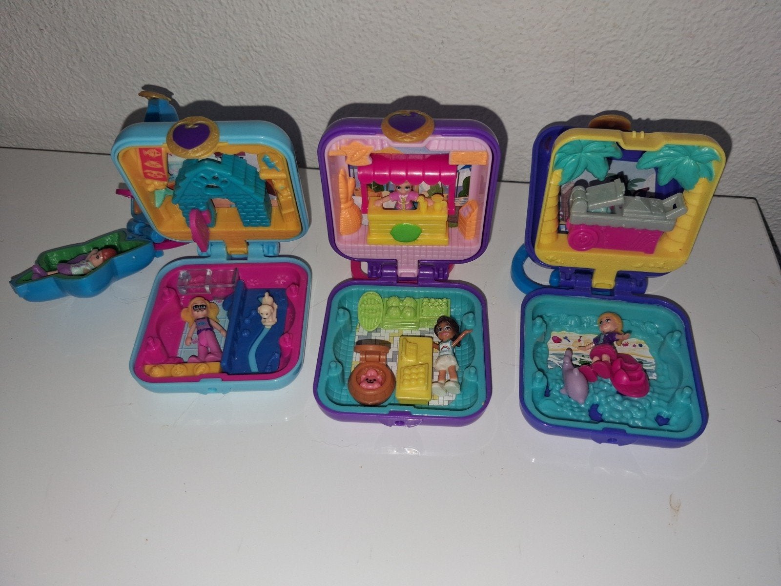 Polly Pocket 3 stuks, Kinderen en Baby's, Speelgoed | Overig, Ophalen of Verzenden, Nieuw, Meisje