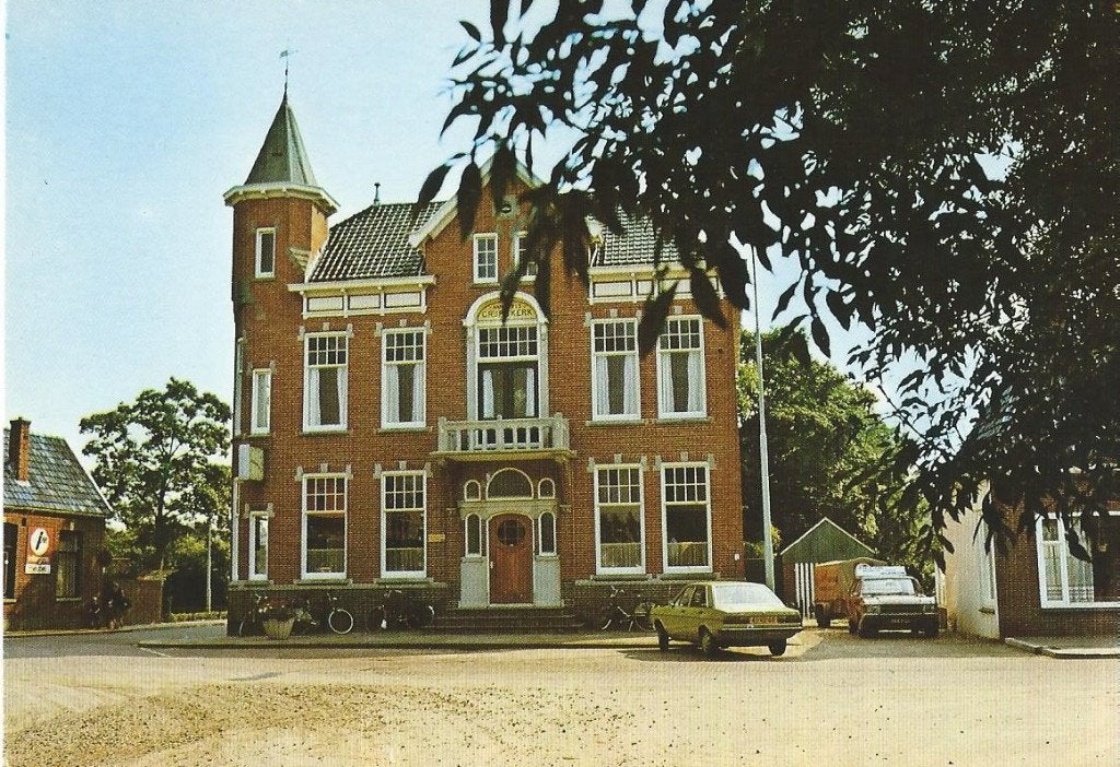 Anaichtkaart  GRIJPSKERK     Voormalig gemeentehuis, Verzamelen, Ophalen of Verzenden, Ongelopen, Groningen