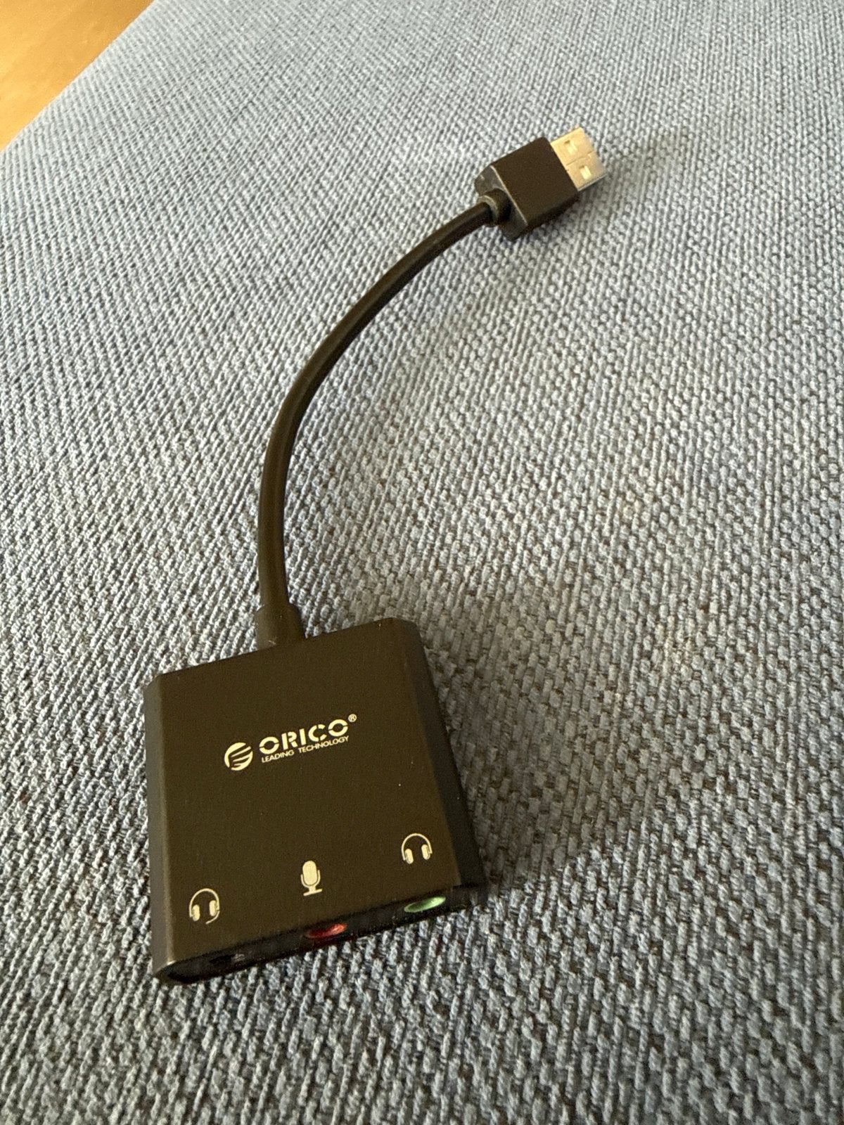 Orico USB Externe Geluidskaart - Audio Adapter, Computers en Software, Ophalen of Verzenden, Zo goed als nieuw