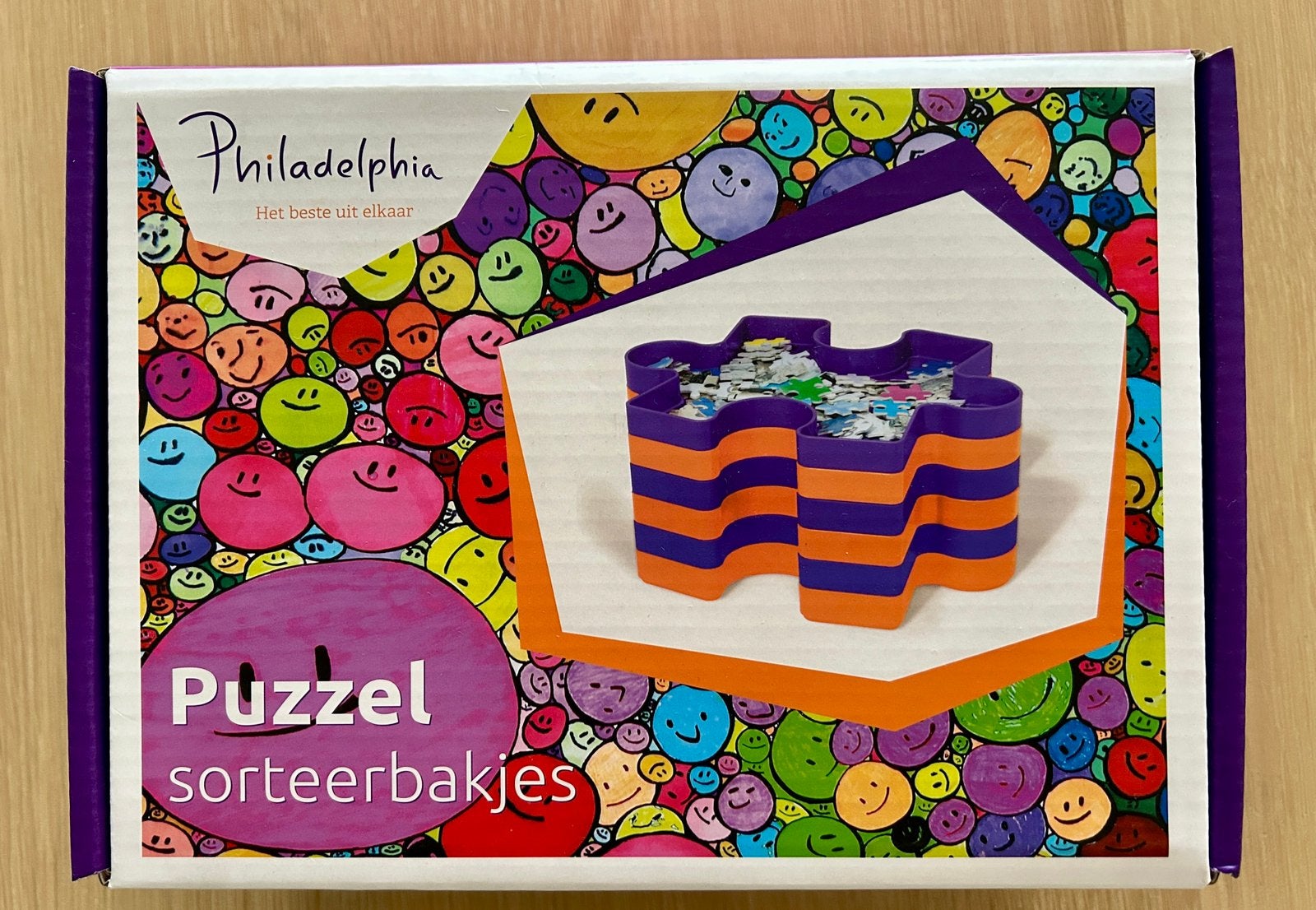 Philadelphia puzzel sorteerbakjes zes stuks opstapelbaar, Ophalen of Verzenden, Nieuw, Overige typen