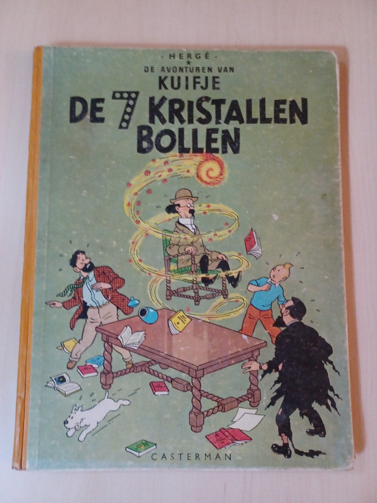 zie foto, Eén stripboek, Ophalen, Gelezen, Hergé