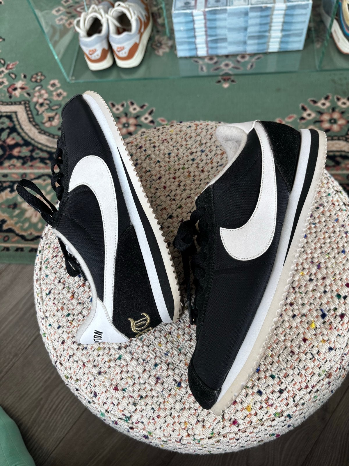 Nike Cortez '72 Compton XLV Sneakers mt43 US9,5, Zwart, Ophalen of Verzenden, Sneakers of Gympen, Zo goed als nieuw