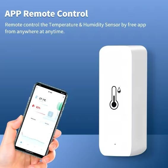 WiFi Thermometer Hygrometer Temperatuur Draadloos App TH01, Ophalen of Verzenden, Nieuw