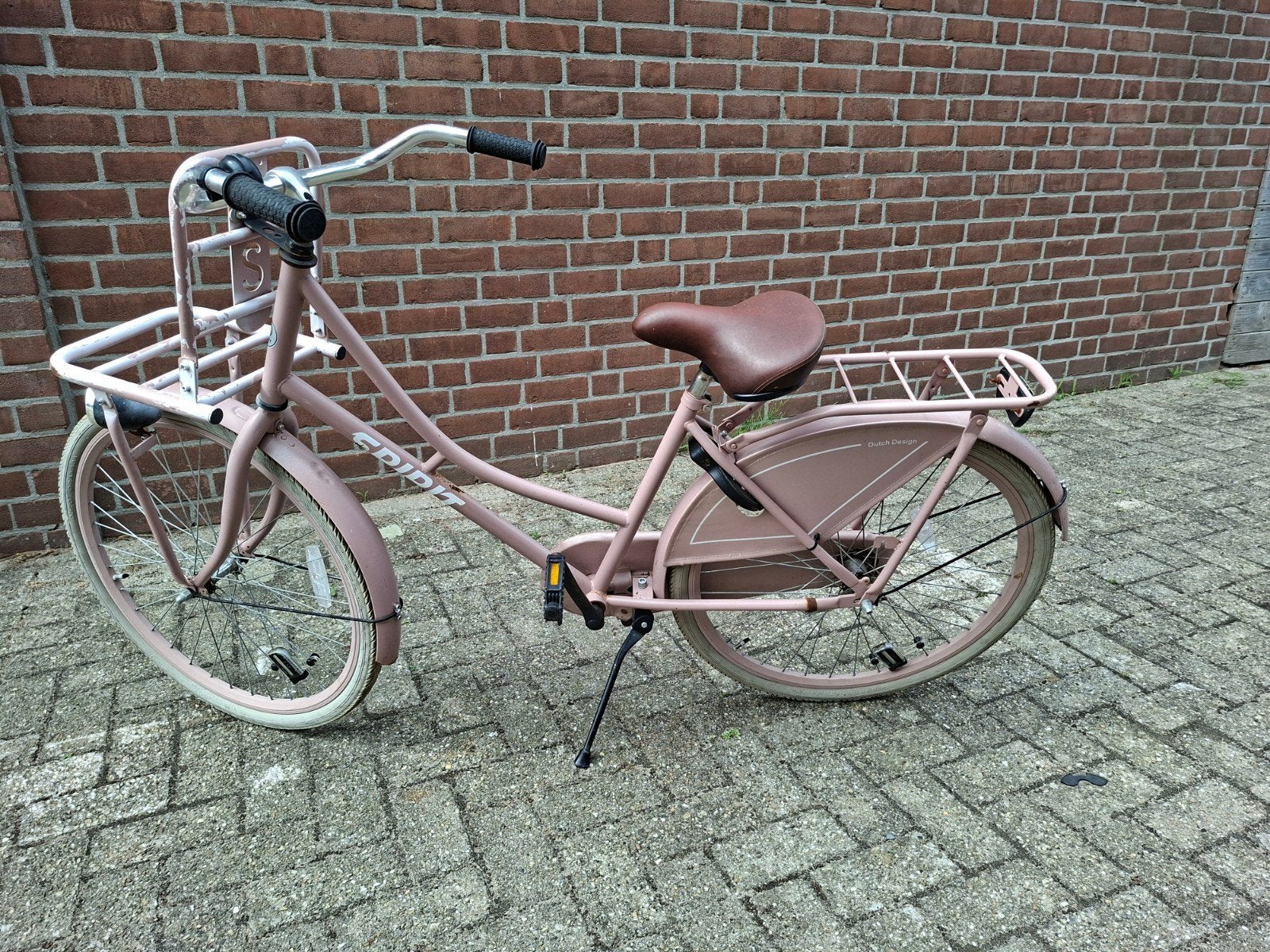 Meisjes Fiets, Fietsen en Brommers, Ophalen, Gebruikt, Terugtraprem, 20 inch