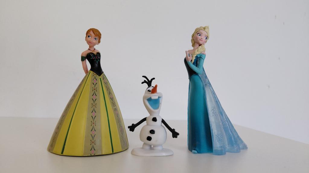 Frozen Disney figuren 3x, Ophalen of Verzenden, Zo goed als nieuw