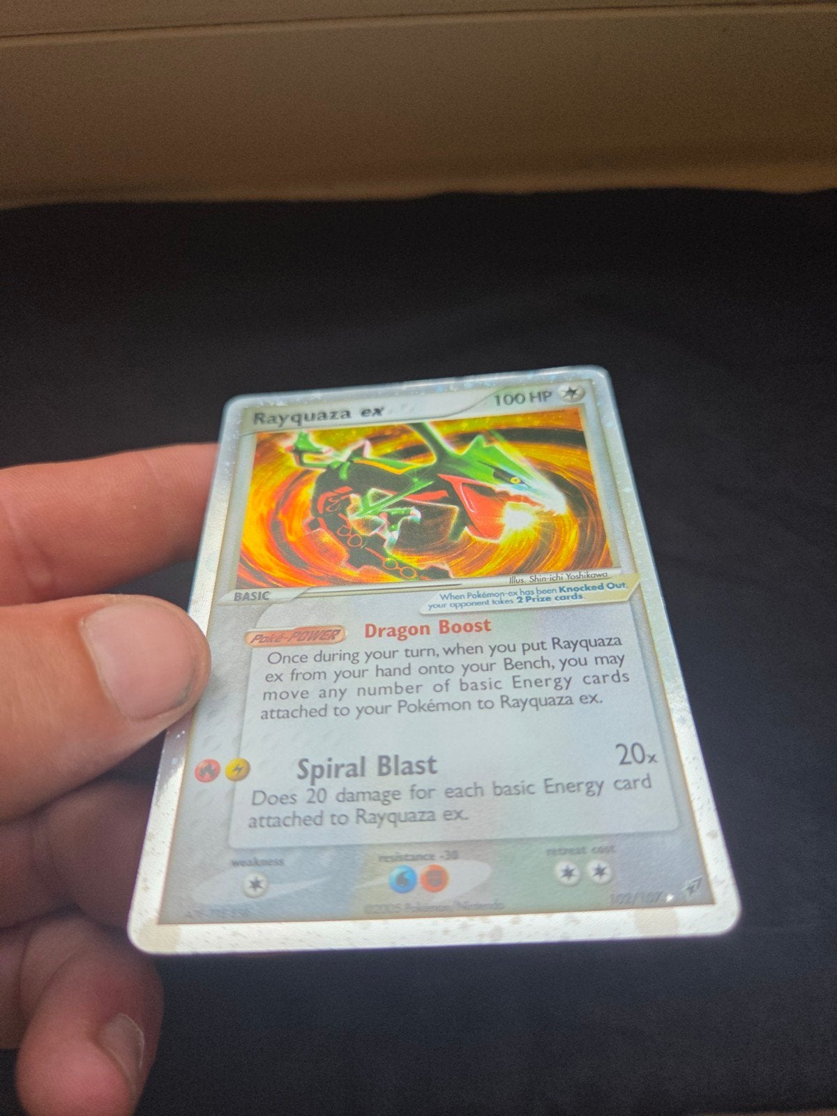 Foto 4 van ✅️rayquaza 102/107 ongelooflijke staat