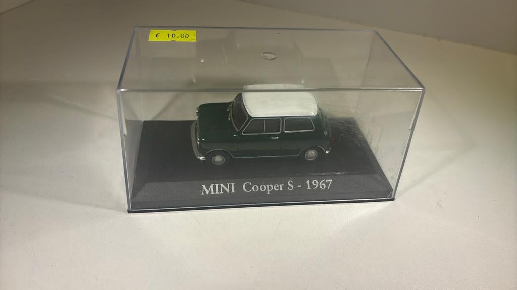 Mini cooper s 1967 atlas 1.43, Hobby en Vrije tijd, Modelauto's | 1:43, Overige merken, Auto, Ophalen of Verzenden, A