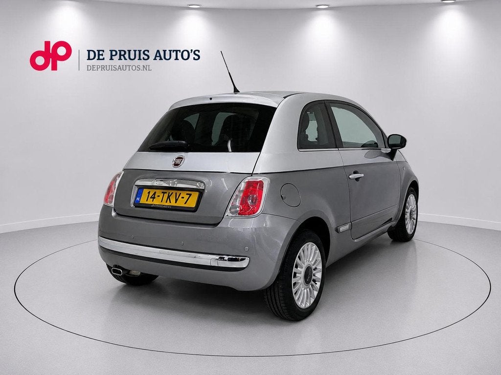 Fiat 500 1.2 Bicolore TomTom-navigatie Airco El. ramen PDC a, Euro 5, Stof, Gebruikt, 4 cilinders