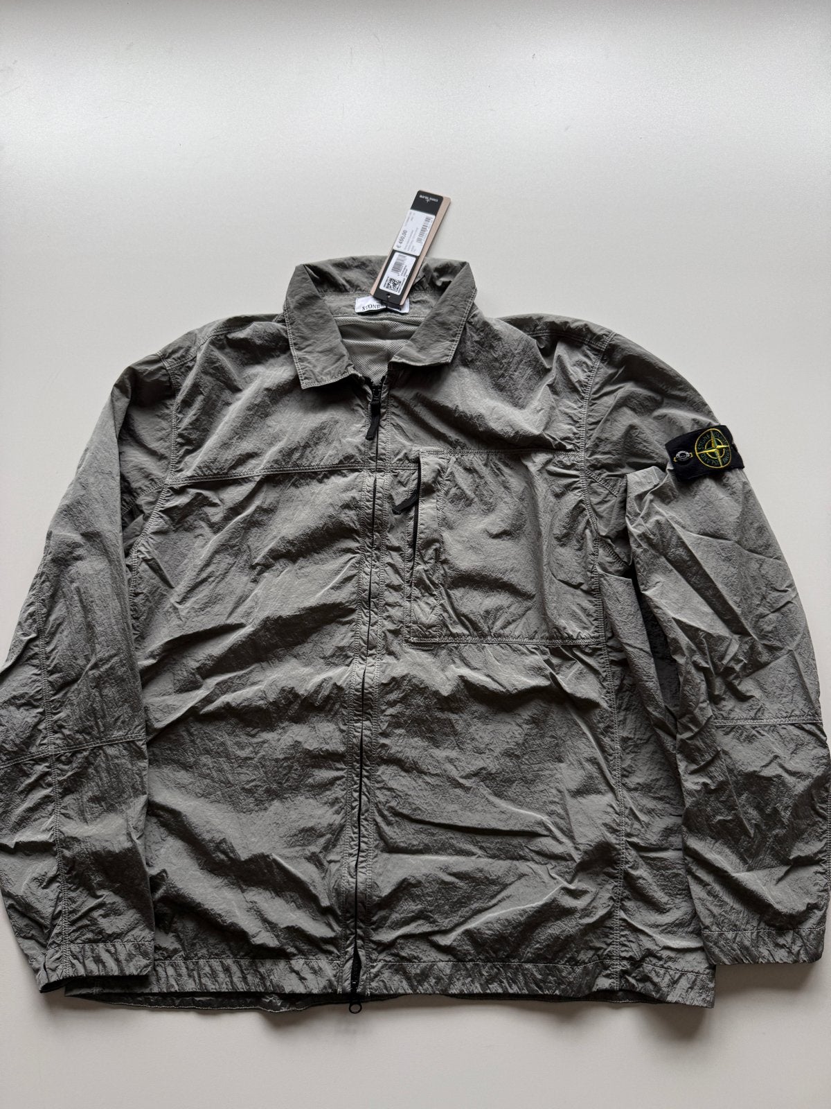 Stone Island Nylon Overshirt Jacket XXL, Ophalen of Verzenden, Nieuw, Maat 56/58 (XL), Grijs