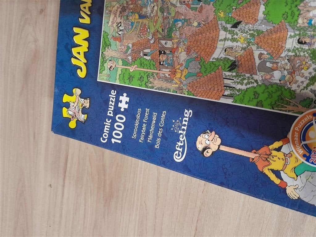 Jan van Haasteren - Efteling sprookjesbos - 1000 stuk - s306, Verzenden, 500 t/m 1500 stukjes, Zo goed als nieuw