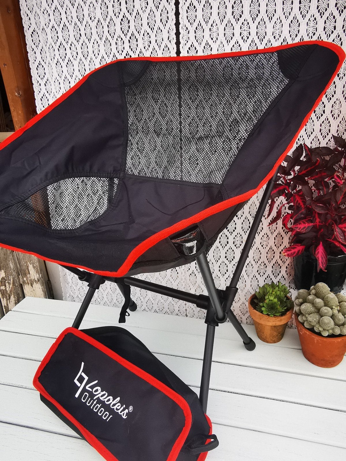 Inklapbaar stoeltje outdoor voor id bergen, wandelen, strand, Ophalen, ., Zo goed als nieuw, .