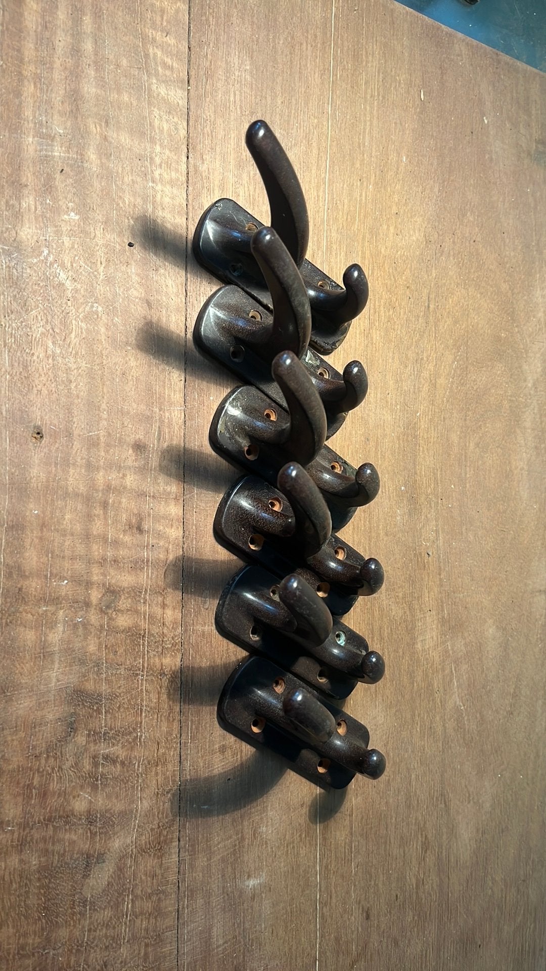 6 Kapstokhaken Philite, Ophalen of Verzenden, Zo goed als nieuw, Wandkapstok, Minder dan 100 cm