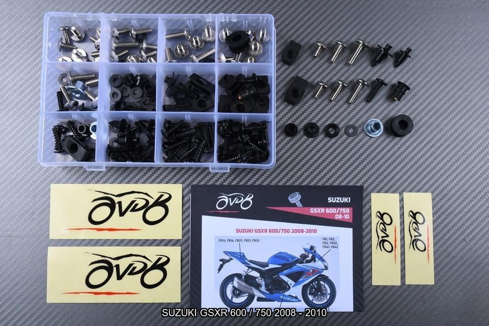 Kuip bouten set voor SUZUKI GSXR 600 750 2008 - 2010, Ophalen of Verzenden, Nieuw