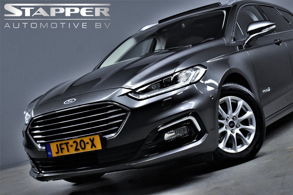 Ford Mondeo Wagon 2.0 IVCT HEV 187pk Automaat Titanium Pano/, Auto's, Ford, 188 pk, Stof, Gebruikt, 4 cilinders