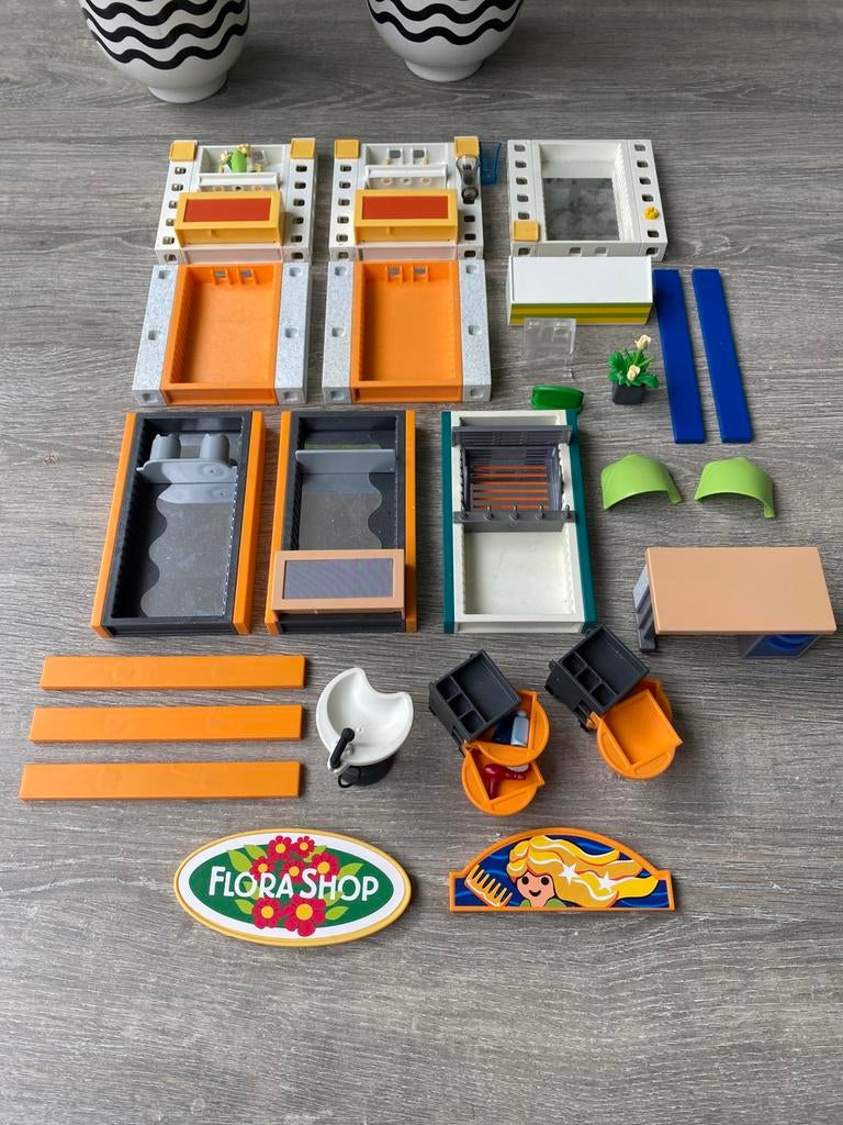 Winkel inrichtingen slager kapper enz….., Ophalen of Verzenden, Gebruikt, Los playmobil