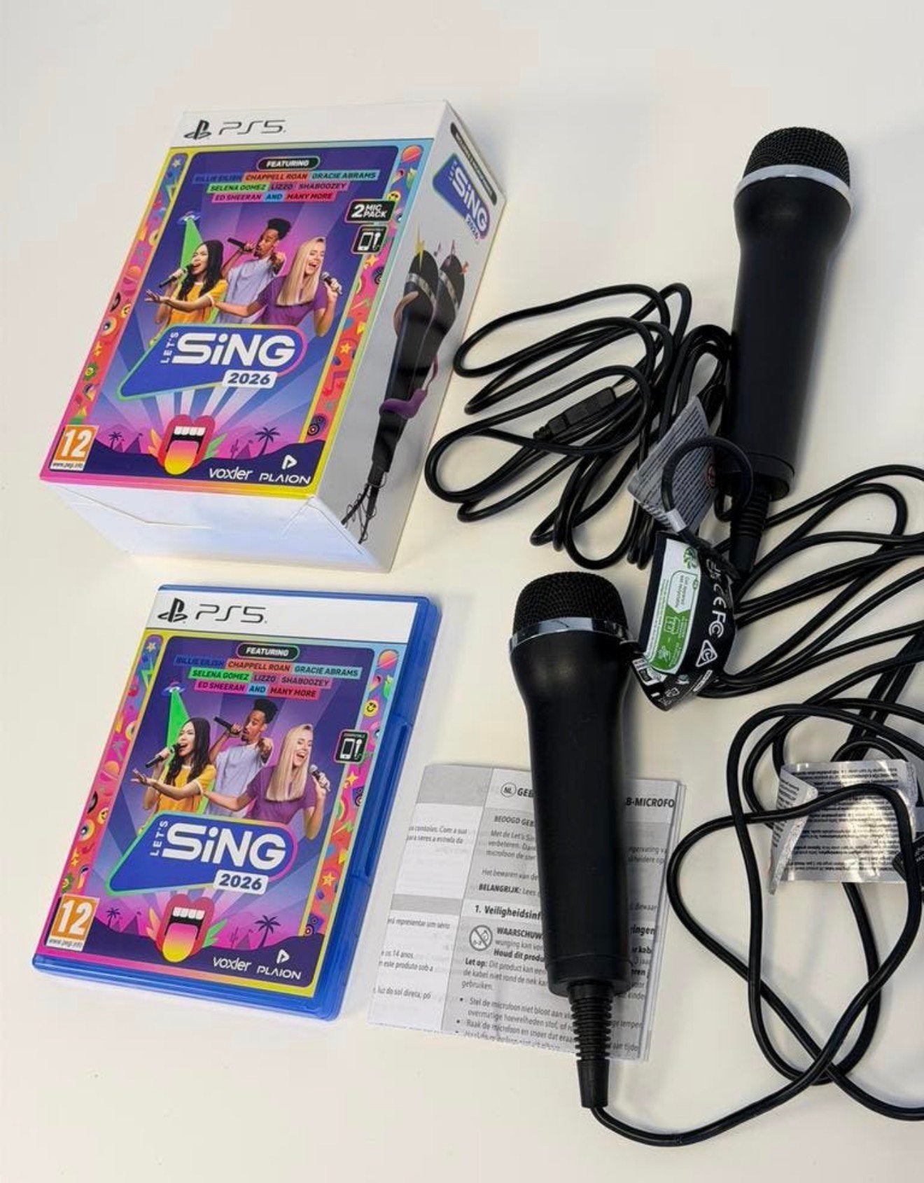 Let’s Sing 2026 PS5 + 2 Mic’s Microfoons NIEUW playstation 5, Muziek, Nieuw, Ophalen of Verzenden, H