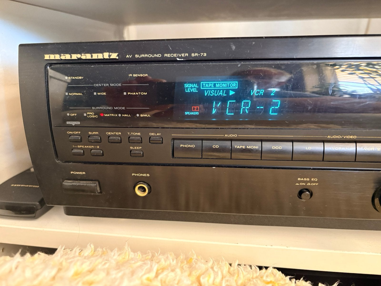MARANTZ  AV SURROUND RECEIVER SR-73, Audio, Tv en Foto, Tuners, Ophalen, Gebruikt