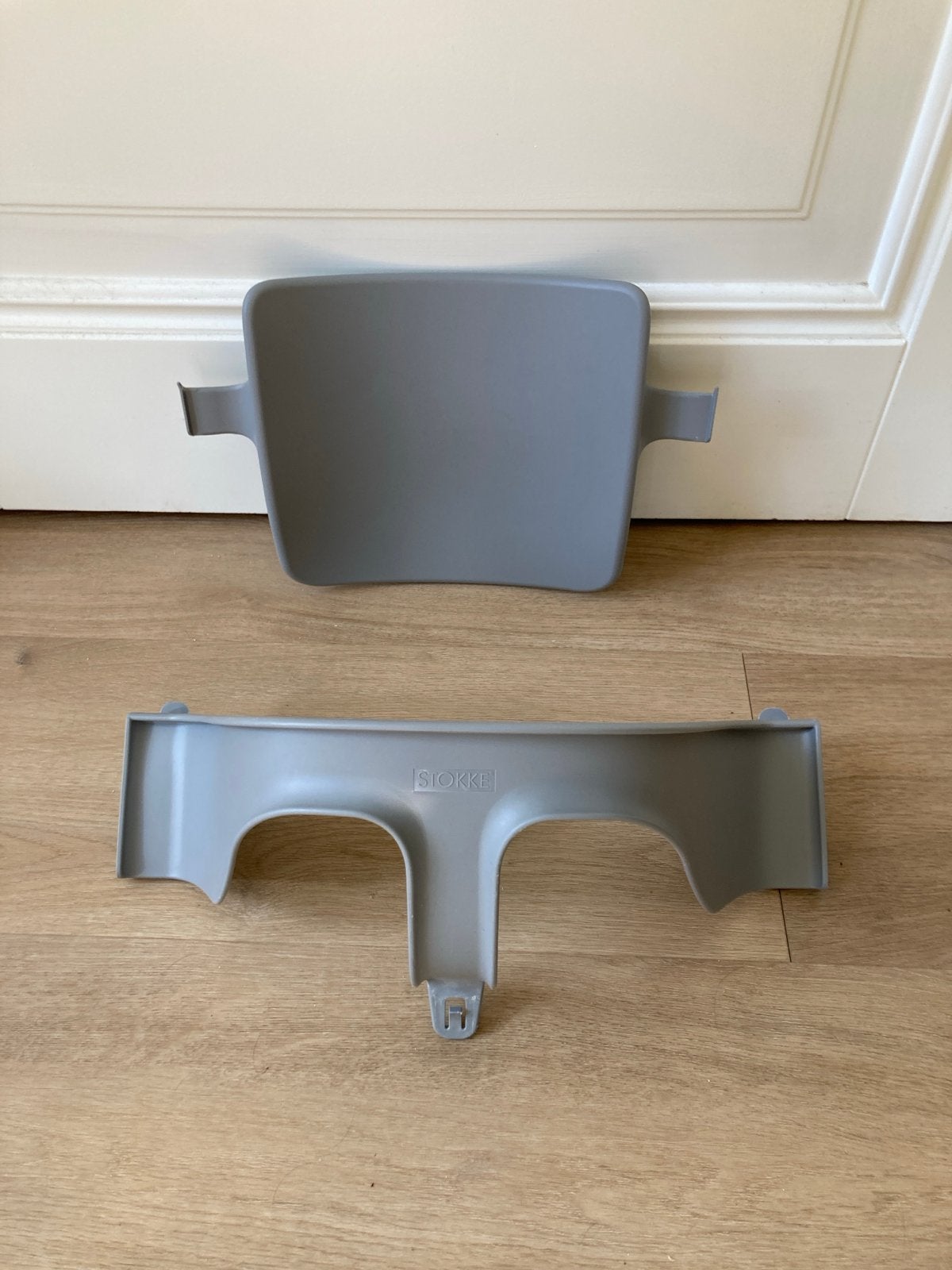 Stokke Tripp Trapp Baby Set Grijs, Ophalen, Gebruikt, Meegroeistoel, Aanschuifbaar