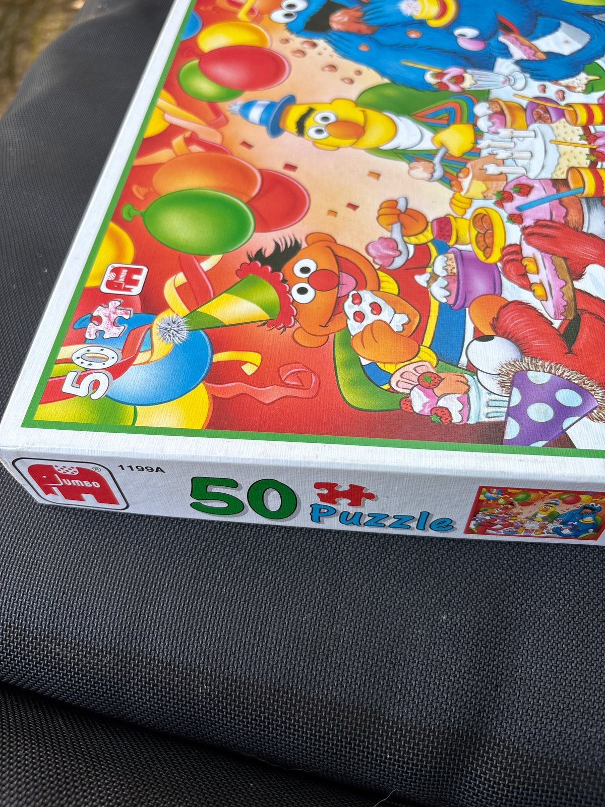 Sesamstraat 50-delige kinderpuzzel Jumbo, Hobby en Vrije tijd, Ophalen of Verzenden, Minder dan 500 stukjes, Gebruikt, Legpuzzel