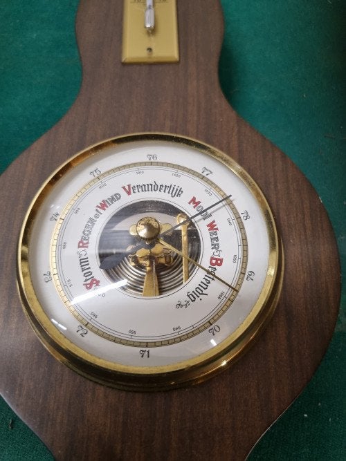barometer donker eikenhout, Ophalen of Verzenden, 'T Olde Gre-j, Info@toldegrej.nl, Endepoelstraat 20f Didam
