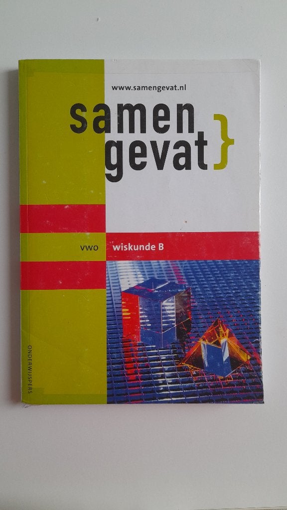 Samengevat Wiskunde B VWO, ThiemeMeulenhoff, Ophalen of Verzenden, Zo goed als nieuw, Overige onderwerpen