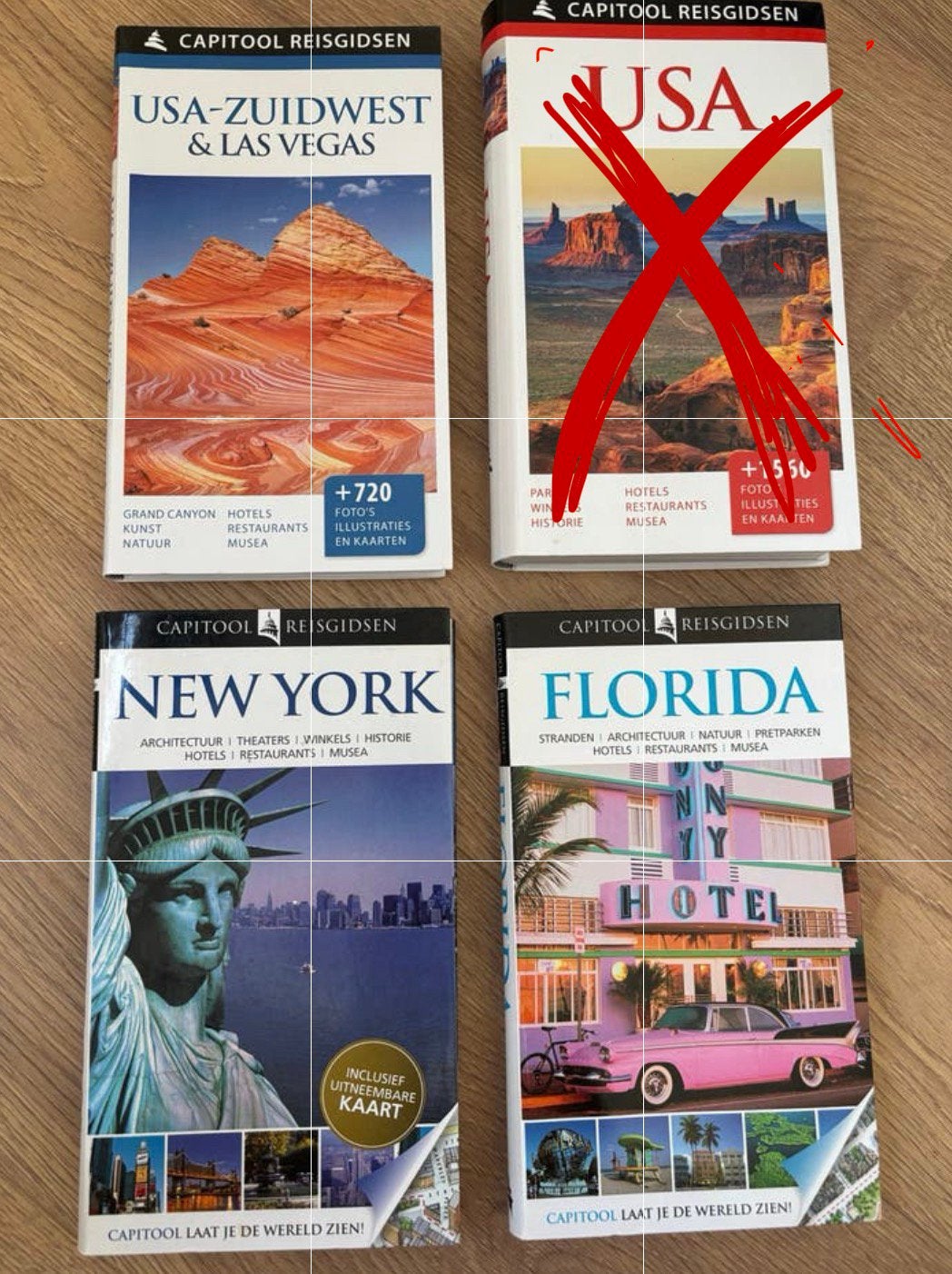 4 Capitool reisgidsen VS: New York, Florida, USA-Zuidwest, U, Capitool, Ophalen of Verzenden, Zo goed als nieuw, Reisgids of -boek