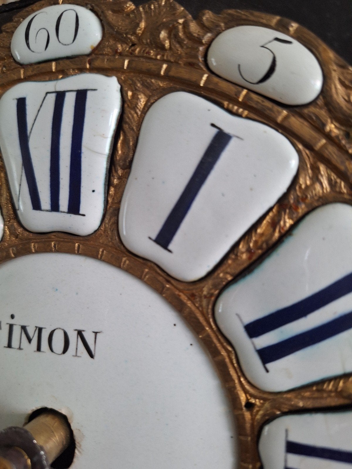 Cartouche comtoise klok, Antiek en Kunst, Antiek | Klokken, Ophalen
