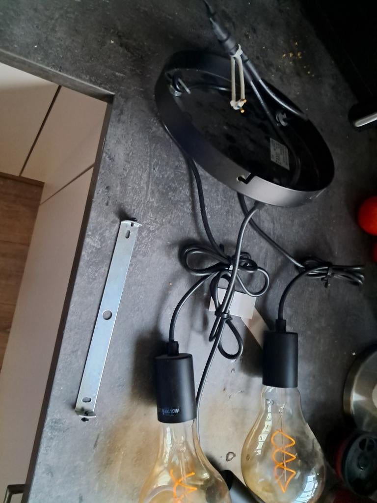 Mooie modern lamp, Ophalen of Verzenden, Zo goed als nieuw, E27 (groot), Led-lamp