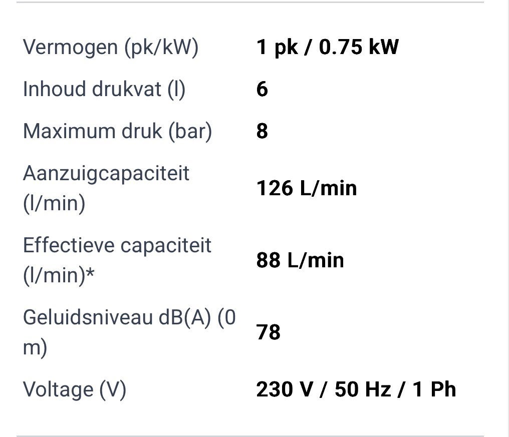 Airpress LMO 6-126, Eén persoon, Kortingsbon