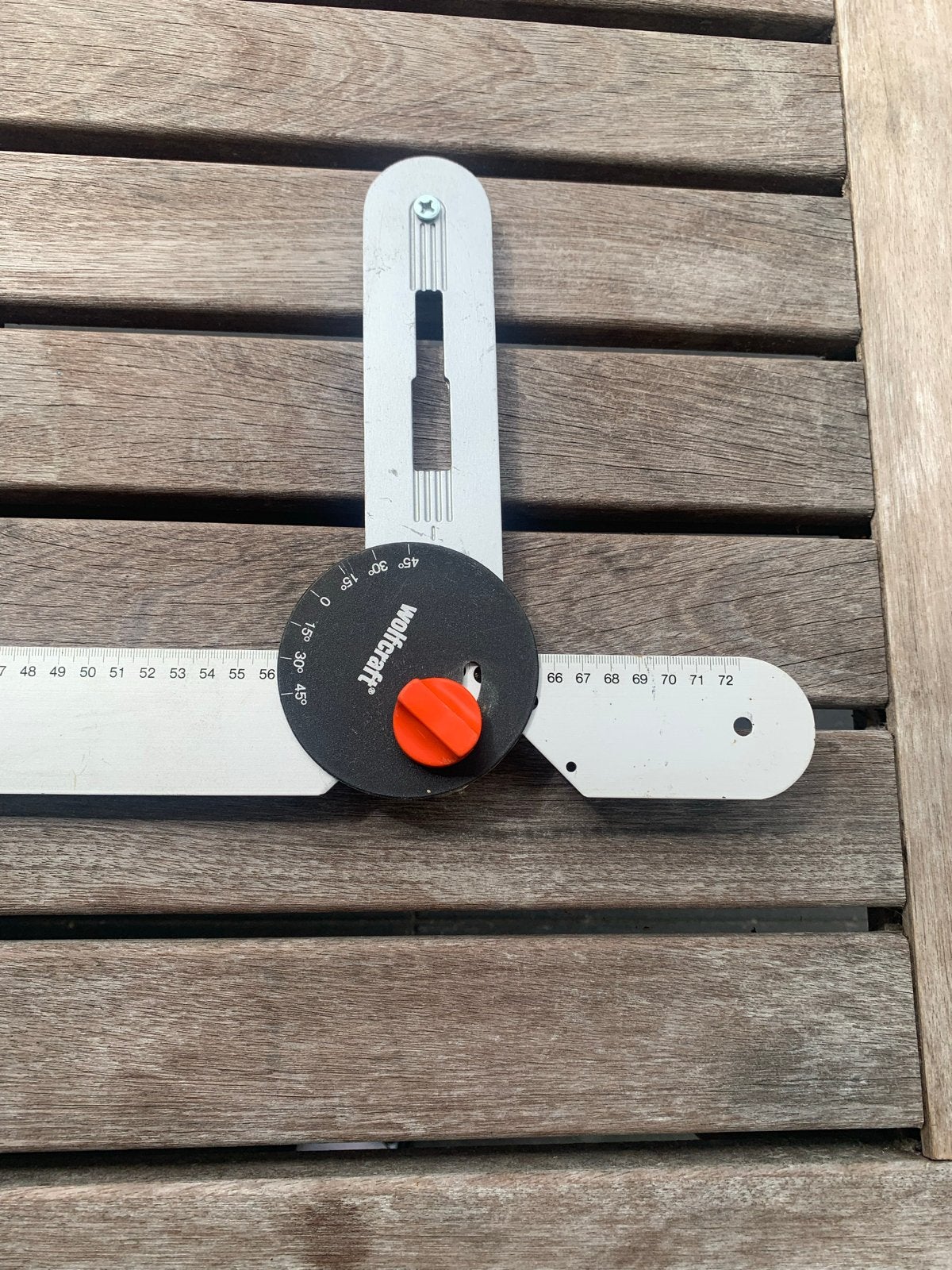 Wolfcraft verstelbare winkelhaak/zwaaihaak, Ophalen of Verzenden, Gebruikt, Overige typen, Overige merken