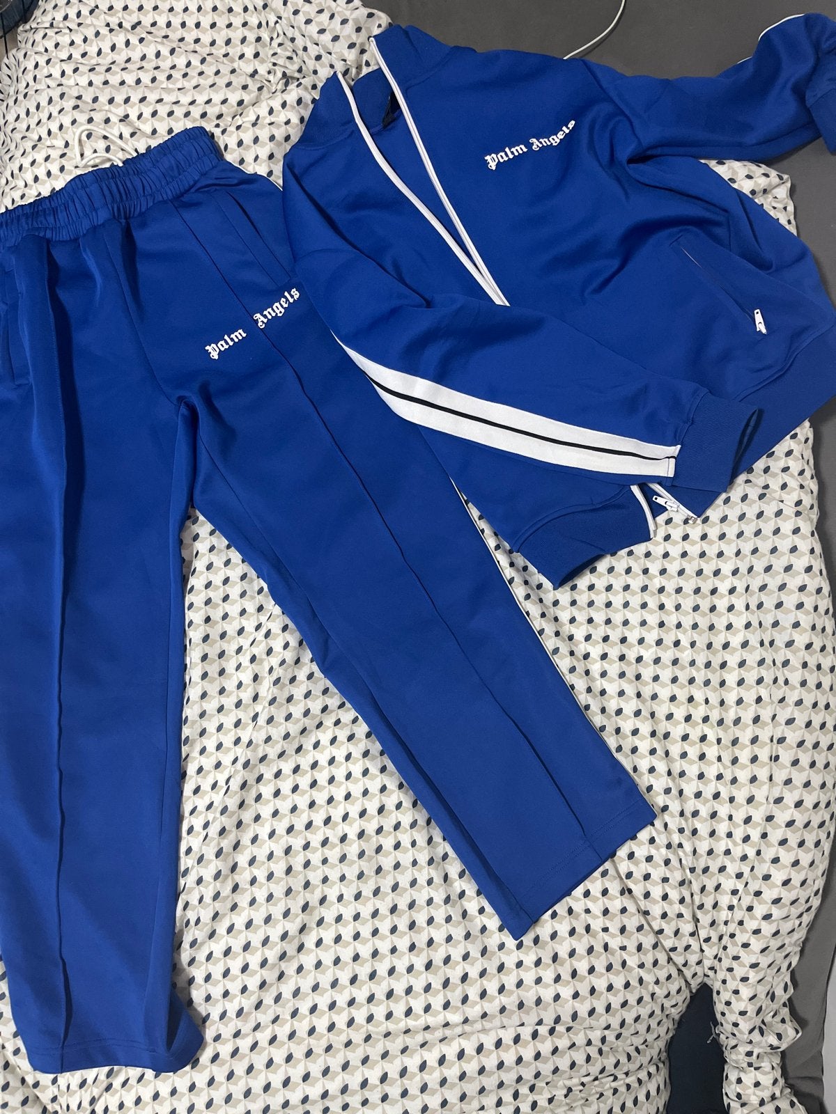 Palm Angels Trainingspak maat M, Ophalen of Verzenden, Zo goed als nieuw, Maat 48/50 (M), Blauw