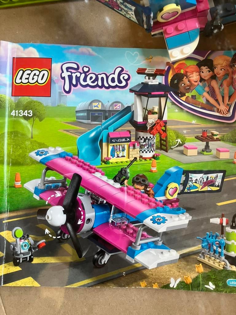 Lego Friends city vliegtuigtour 41343, Ophalen, Zo goed als nieuw